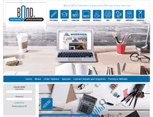Tablet Screenshot of bondstationersonline.co.za